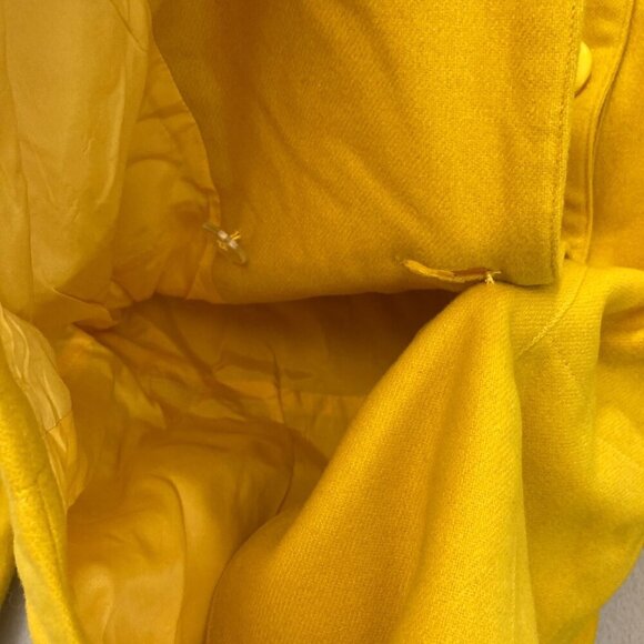 Vintage Yeohlee New York Wool Blazer Jacket Womens Size 6 Yellow USA Old Money - Picture 12 of 16